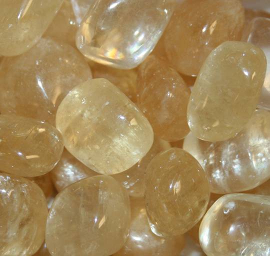 Small Golden Calcite Tumble Piece